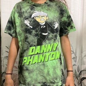 Nickelodeon Green and Black Short Sleeve Tee